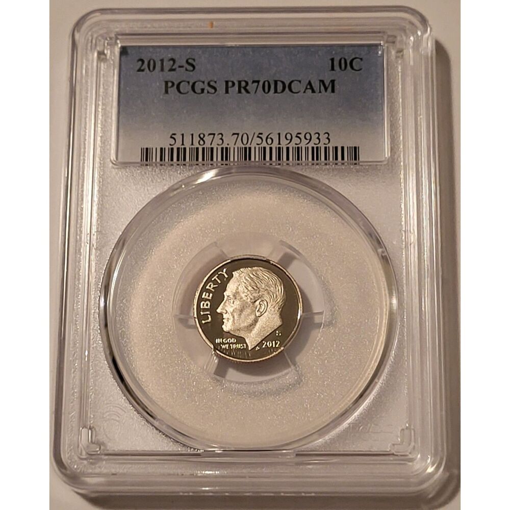 2012 S Clad Roosevelt Dime Proof PR70 DCAM PCGS